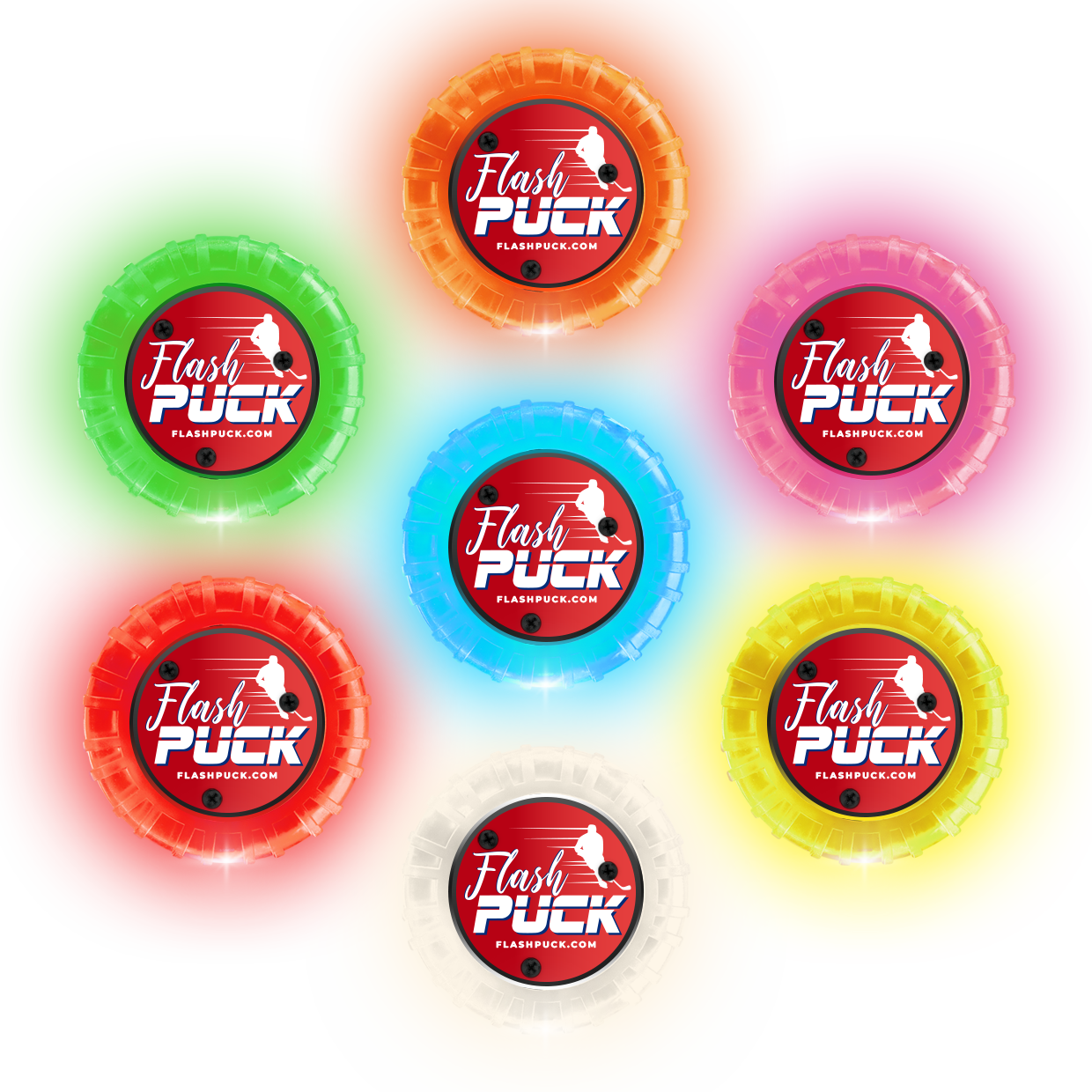 Rechargeable Light Up Flash Puck